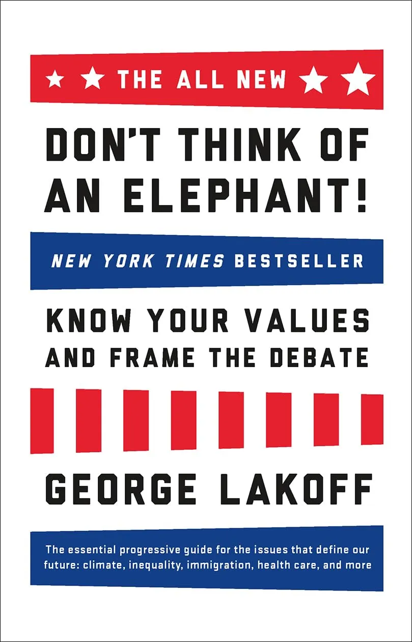 Book cover of The All New Don't Think of an Elephant